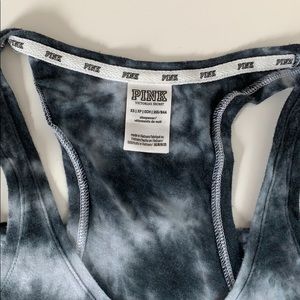 PINK tie dyed tank top